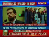 Picture shared by twitter CEO Jack Dorsey led to a massive online controversy in India