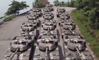 الصين تكشف عن دبابة جديدة ذاتية التدمير