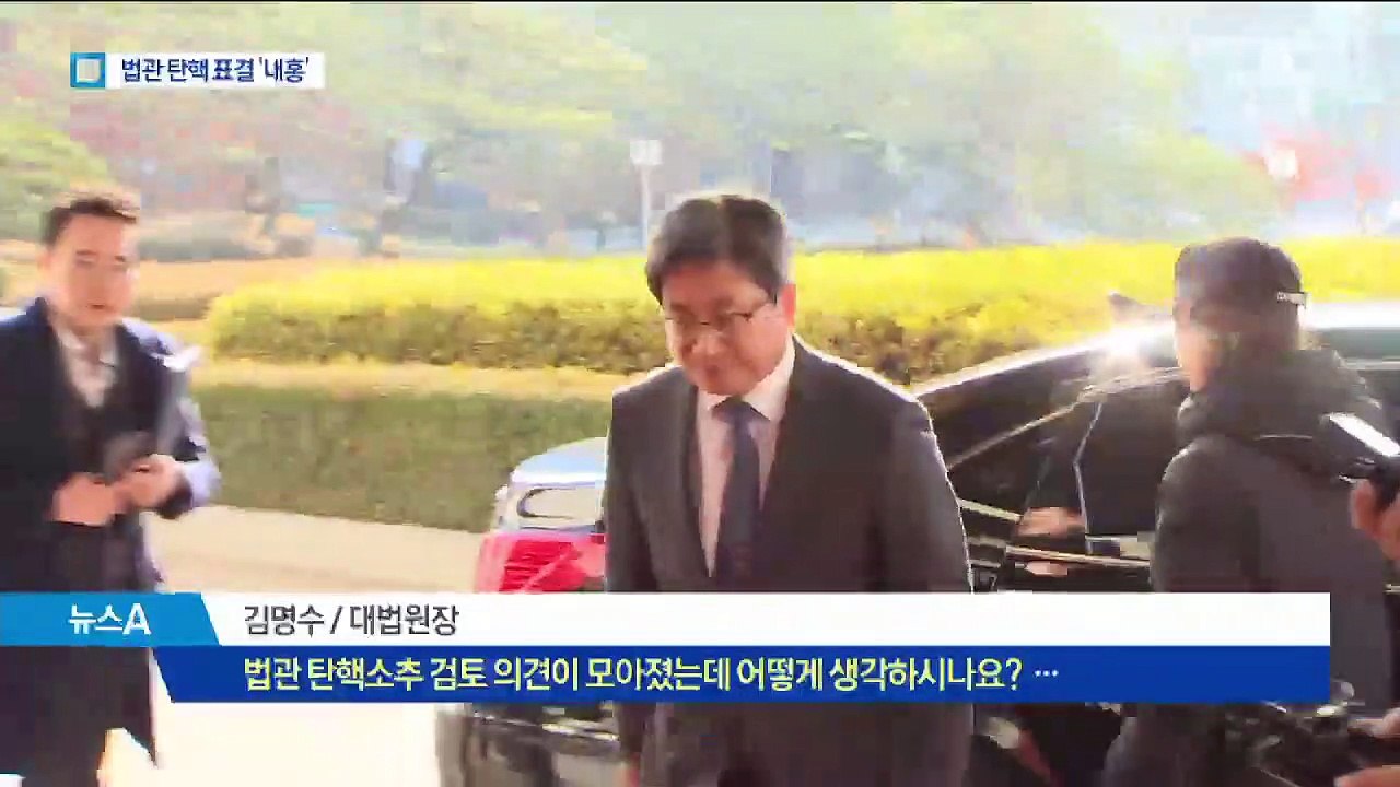 사법부 내홍 부른 ‘법관 탄핵 표결’