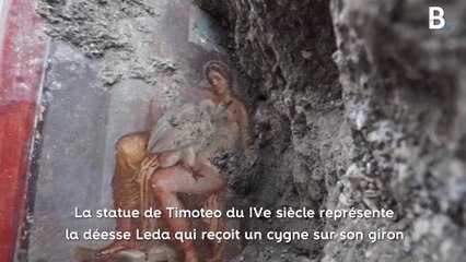 La fresque de cette déesse a été retrouvée presque intacte dans les ruines de Pompéi