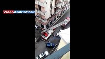 Emergenza ad Andria: Vigili del Fuoco in via Pisani