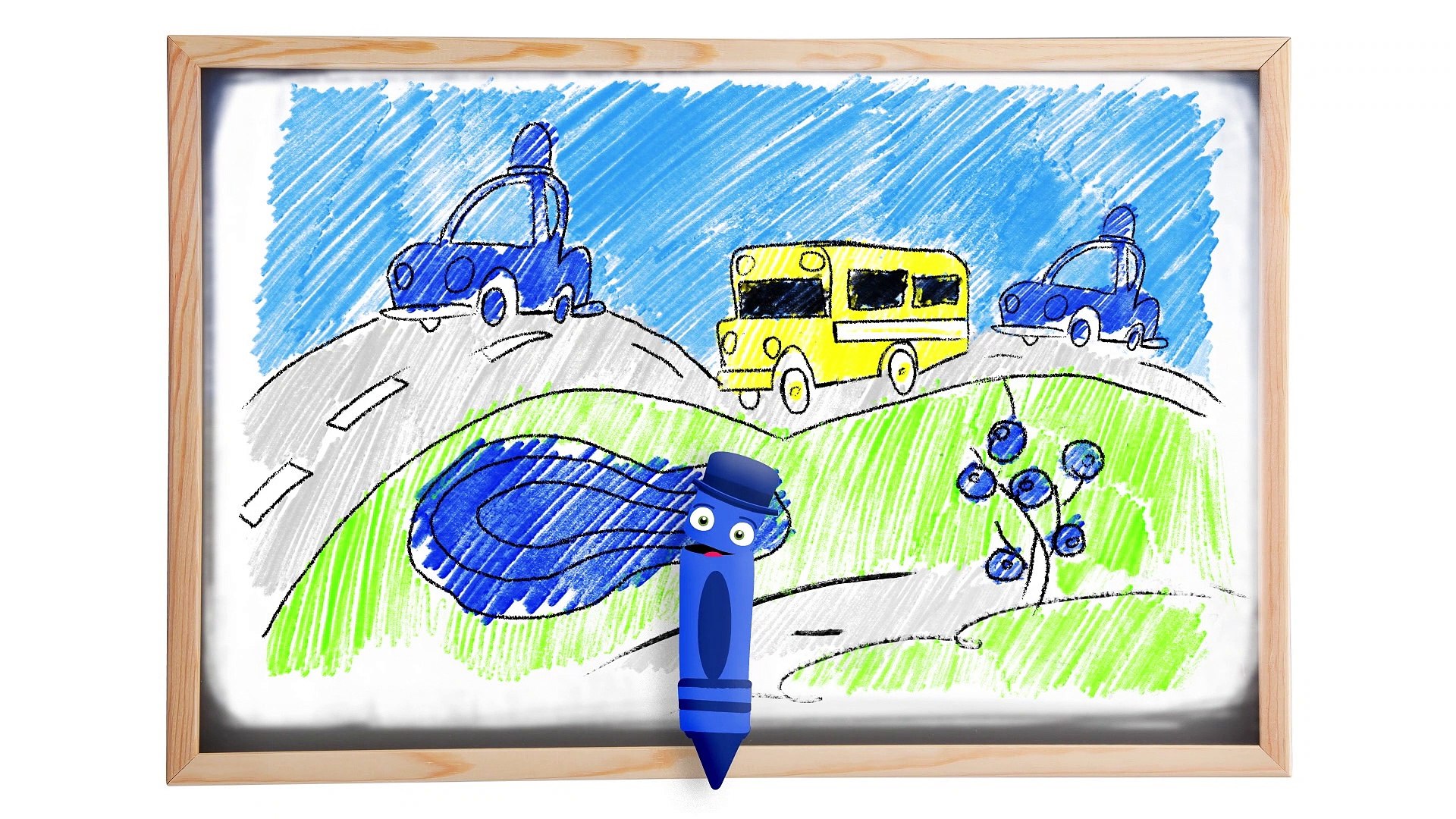 Vídeos Educativos para crianças – Compilação, Desenhos Educativos, Aprenda Cor Azul