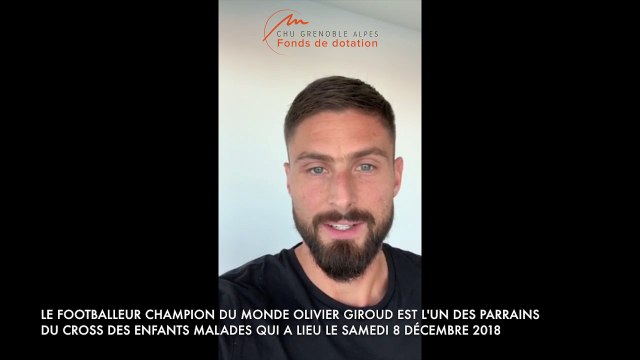 Grenoble : Olivier Giroud soutient les enfants malades du CHU