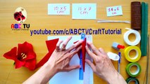 ABC TV   How To Make Amaryllis Paper Flower From Crepe Paper - Craft Tutorial
