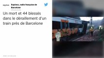 Le déraillement d’un train fait un mort et 49 blessés près de Barcelone