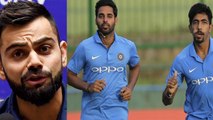 India VS Australia 1st T20: Virat Kohli All Praise For Bhuvneshwar, Jasprit Bumrah| वनइंडिया हिंदी