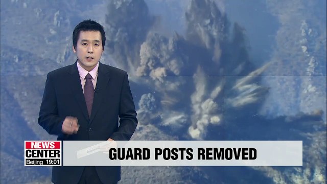 N. Korea destroys 10 of its guard posts in DMZ as part of military agreement