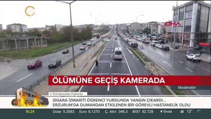 Ölümüne geçiş kamerada