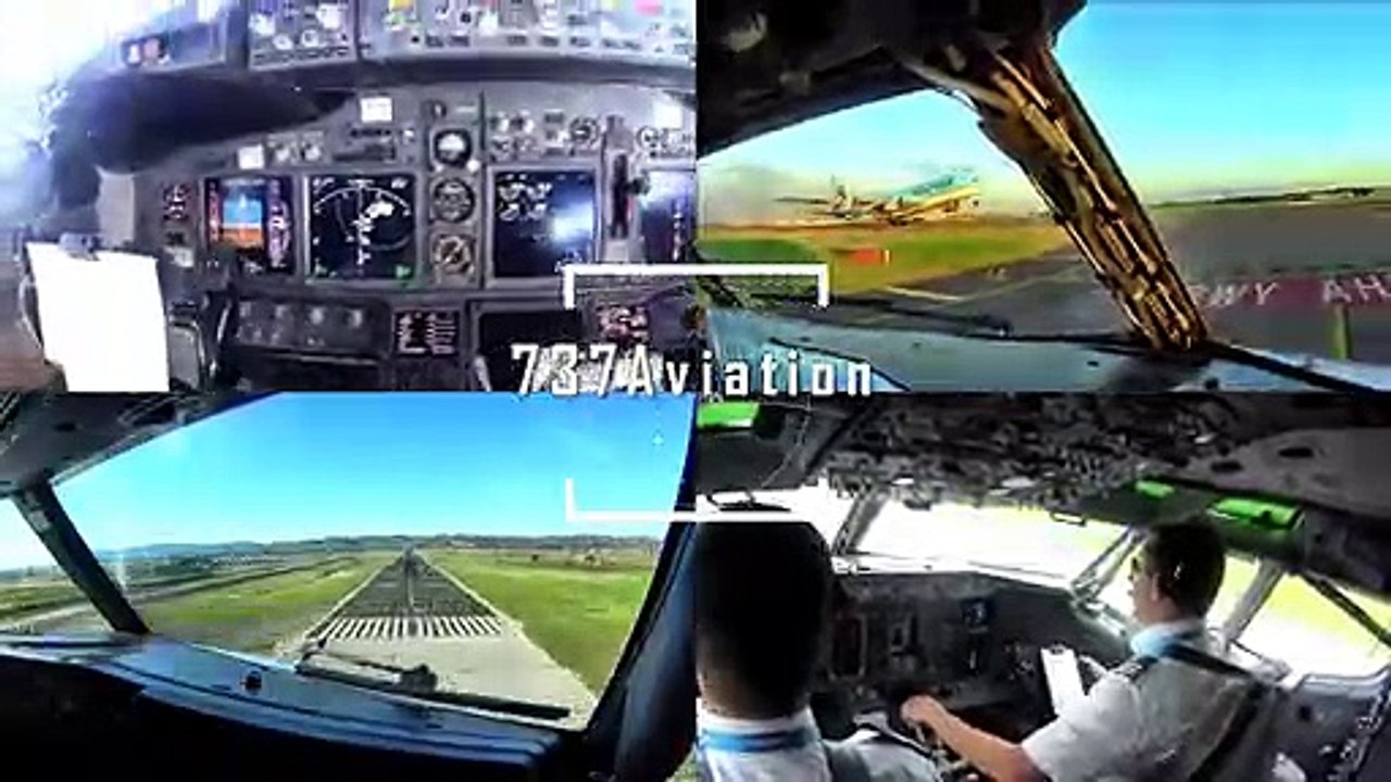 Aterragem impressionante de um Boing 737-800 durante uma tempestade