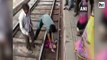Watch: Infant escapes unhurt from under train in UP