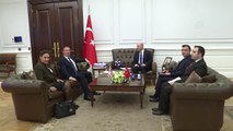 İçişleri Bakanı Soylu, KKTC'nin Ankara Büyükelçisi Köprülü'yü kabul etti - ANKARA