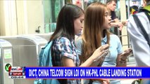 DICT, China telcom sign LOI on HK-PHL cable landing station
