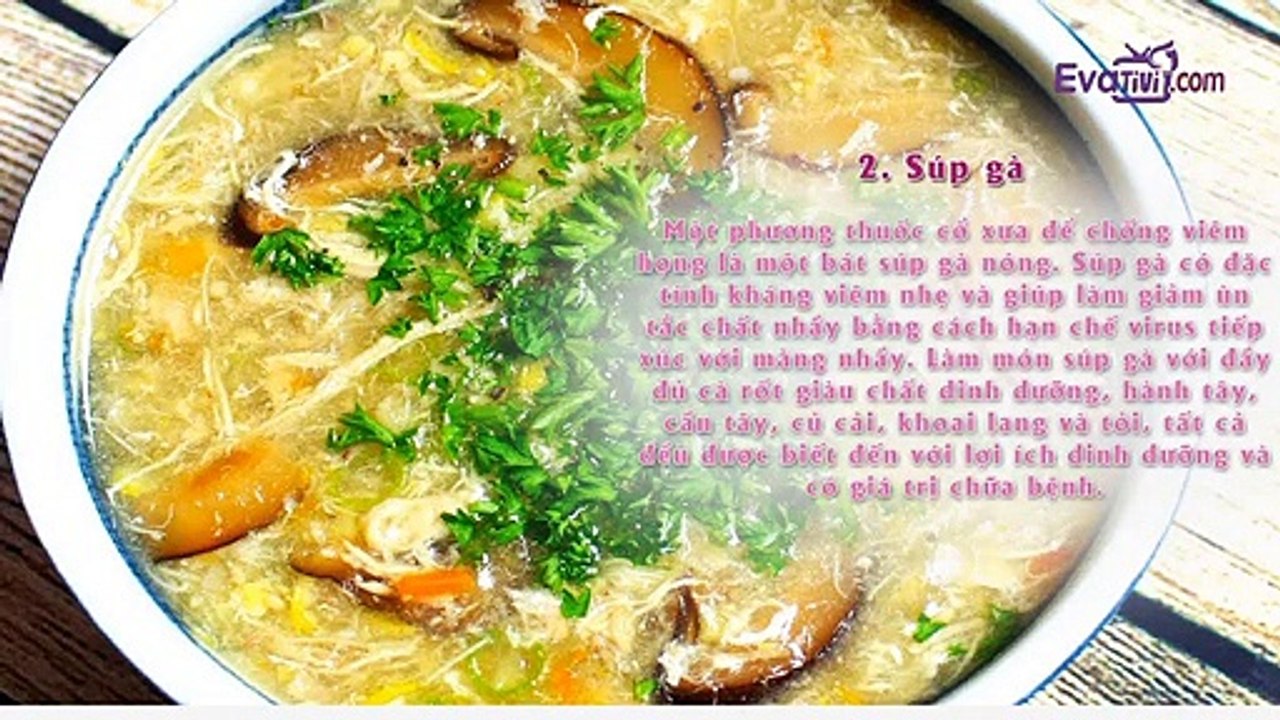 4. Evativi - Bài thuốc dân gian:  6 thực phẩm dân gian làm dịu viêm họng