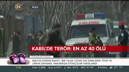 Kabil'de terör: En az 40 ölü
