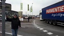 Haute-Saône : les forces de l'ordre au rond- point de la Vaugine