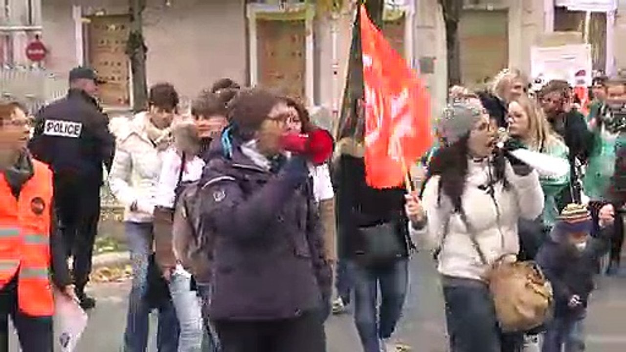 D!CI TV : plus de 200 infirmiers ont défilé dans Gap contre le projet de loi Santé
