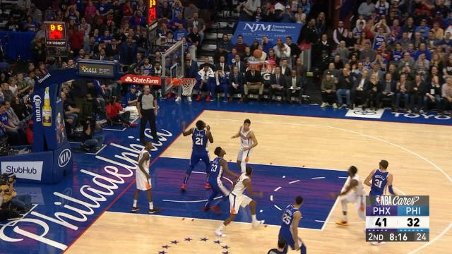 Joel Embiid scores 33 points in 76ers win