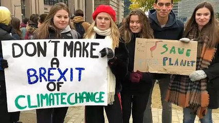 Climat : des étudiants appellent l'UE à l'action