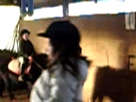 Océane au poney le 29 déc 2007