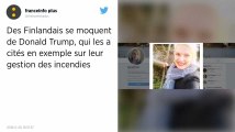 Incendies. Cités en exemple par Trump, les Finlandais lui mettent « un râteau ».