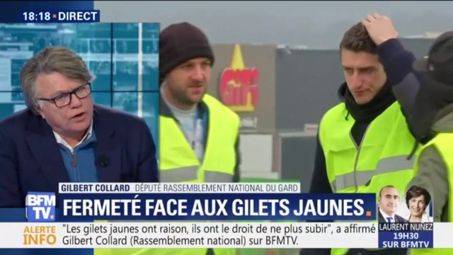 Gilbert Collard sur les gilets jaunes: Je crois que le gouvernement a très peur