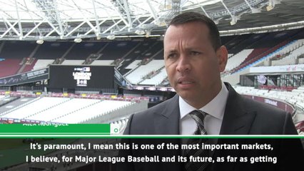 MLB All-Star A-Rod touts latest American sport in London