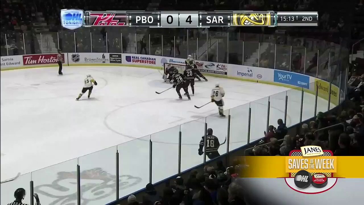 OHL Save of the Week - Hunter Jones