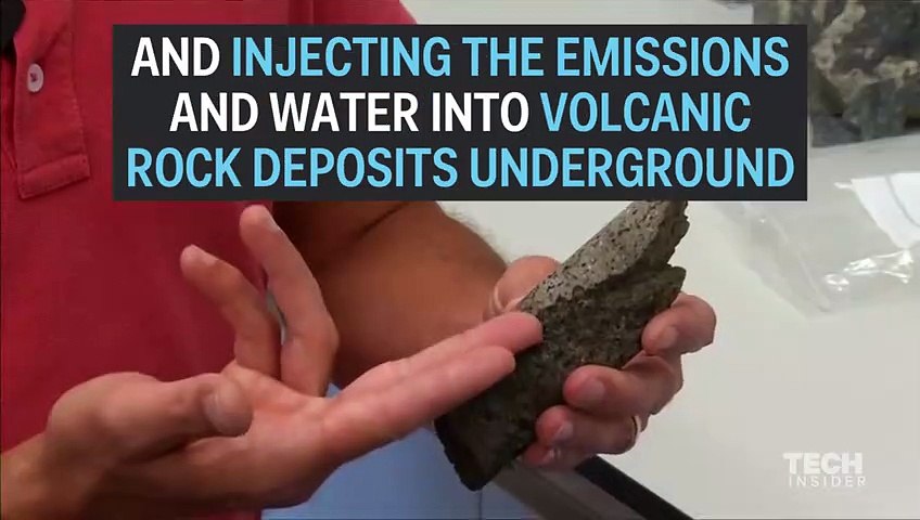 Turning carbon dioxide into stone