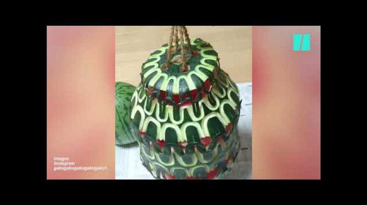 Les sculptures de ce Japonais sont comestibles