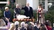 Watch Trump Pardon Turkey In Thanksgiving Ceremony