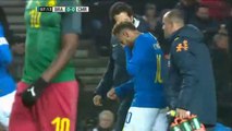 Brazil - Cameroon 1-0 NEYMAR INJURY 20-11-2018