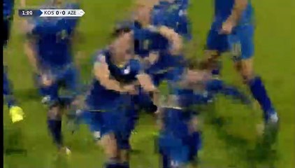Zeneli  What   Amazing  Goal   (1:0) Kosovo vs Azerbaijan