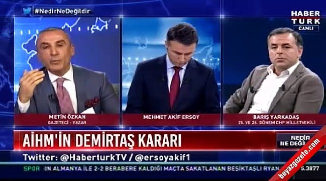Metin Özkan'dan Barış Yarkadaş'a tarihi ayar