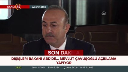 Dışişleri Bakanı Çavuşoğlu konuşuyor