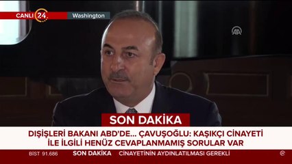 Dışişleri Bakanı Çavuşoğlu konuşuyor
