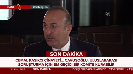 Dışişleri Bakanı Çavuşoğlu konuşuyor