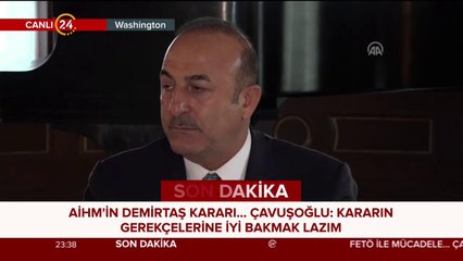 Dışişleri Bakanı Çavuşoğlu konuşuyor