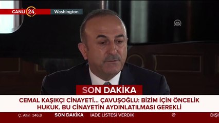 Dışişleri Bakanı Çavuşoğlu konuşuyor