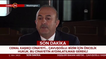 Dışişleri Bakanı Çavuşoğlu konuşuyor