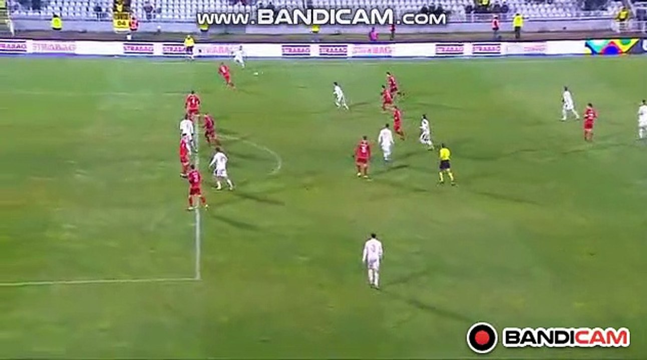 Goal Mitrovic (2-0) Serbia vs Lithuania