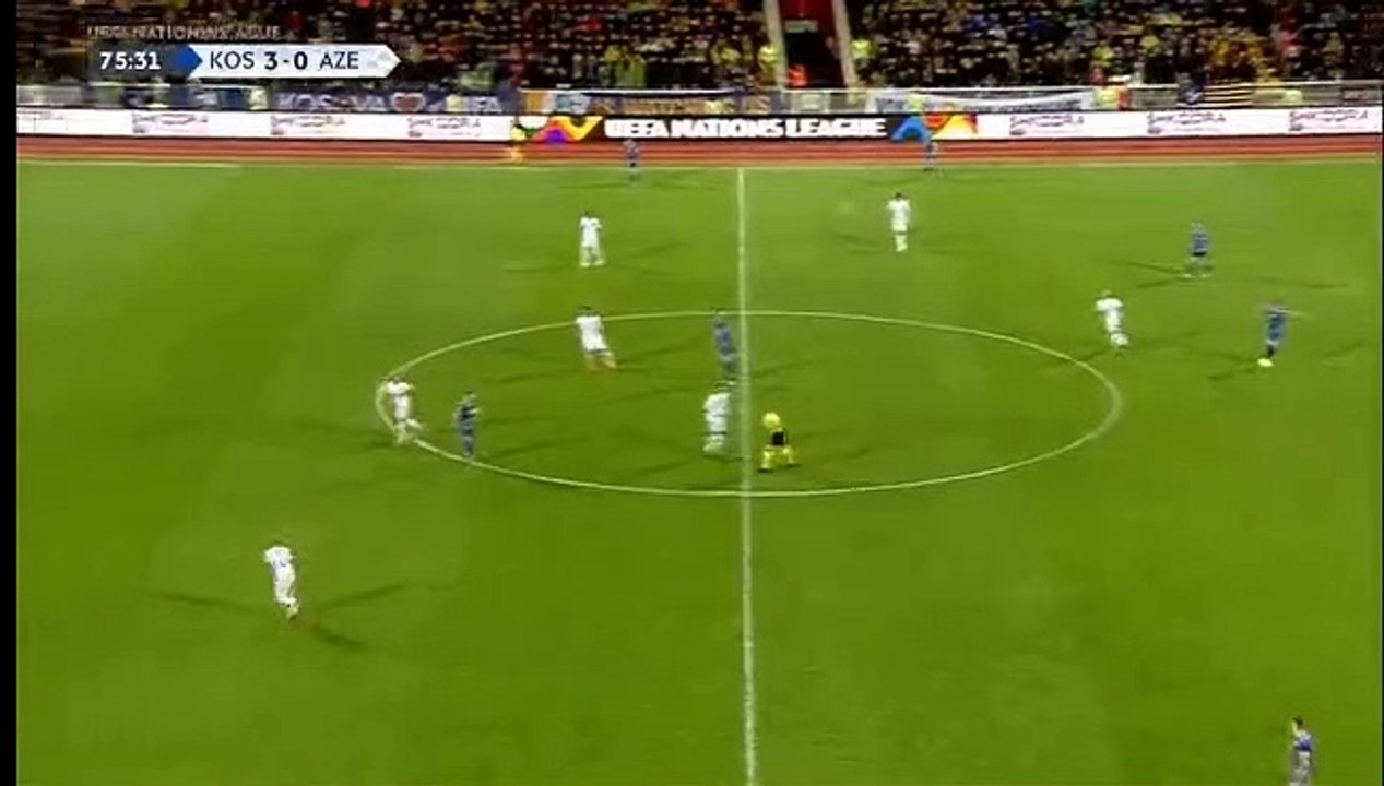 Super  Zeneli   Amazing  Hetrix  Goal   (4:0)  Kosovo vs Azerbaijan