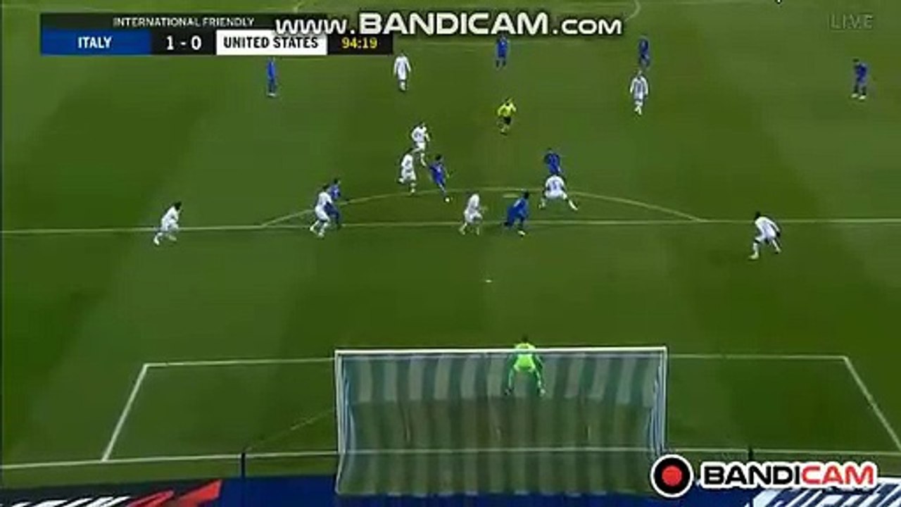 Goal Politano (1-0) Italy  vs 	USA