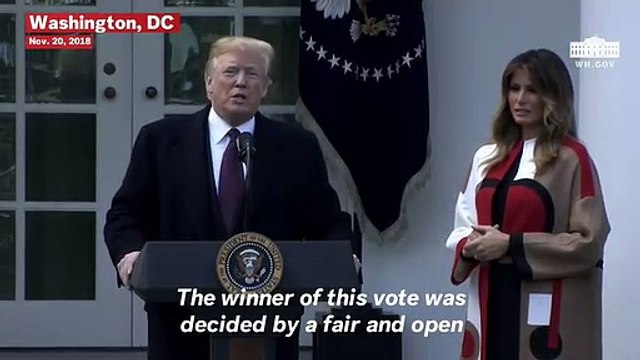 President Trump Compares Turkey Pardon To Florida Recount