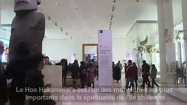 Londres: l'île de Pâques veut récupérer sa statue moaï