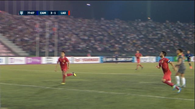 Sokpheng lobs Laos keeper with game winner for Cambodia