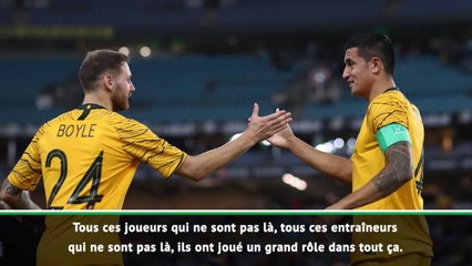 Australie - Cahill s'exprime après sa dernière sélection