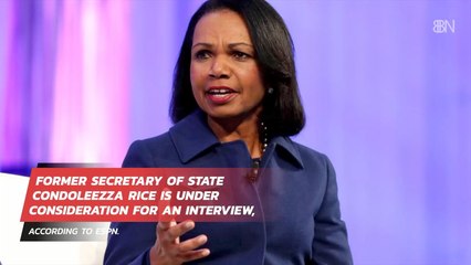 Condi Rice Is Being Considered For What Job