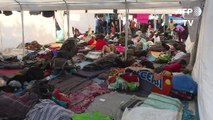 Migrants in Mexican town wait in shelters as resources dwindle