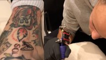 Steph Curry Tattoos His Signature On His Tattoo Artist