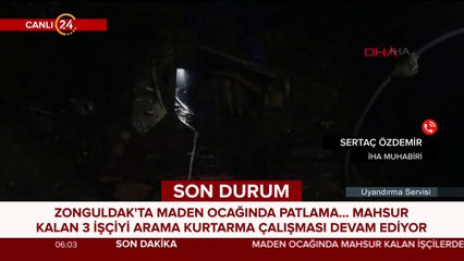 Zonguldak'ta maden ocağında patlama